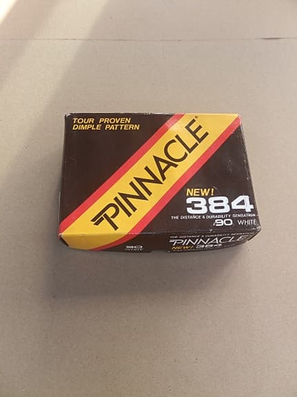 Golfbollar Pinnacle 384 white 12 pack, Vintage