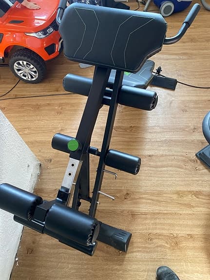 Tunturi magbänk och rygg svart