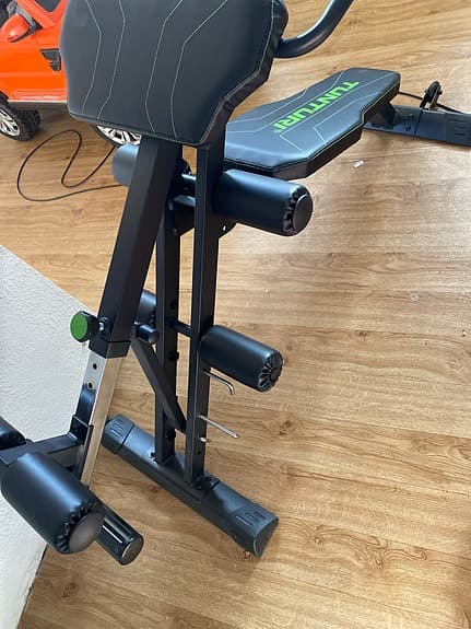 Tunturi magbänk och rygg svart