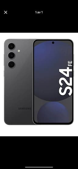 Samsung Galaxy S24 FE smartphone 128 GB svart