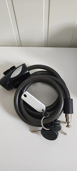 Spectra cykellås vajerlås svart