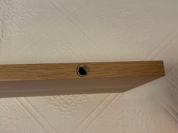 Hyllplan Lite Feelwood i borstad Ek från Dolle.