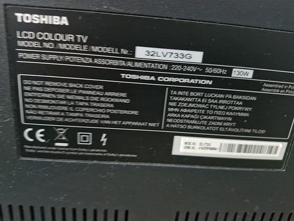 Toshiba TV 32"