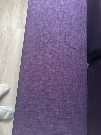 Zebra Collection sängförvaring/pall lila tyg