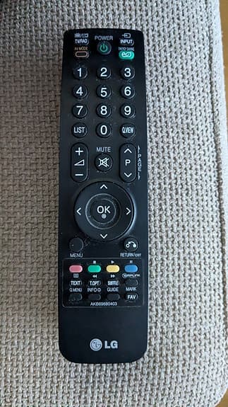 TV 32 tum svart, LG 32LG2100