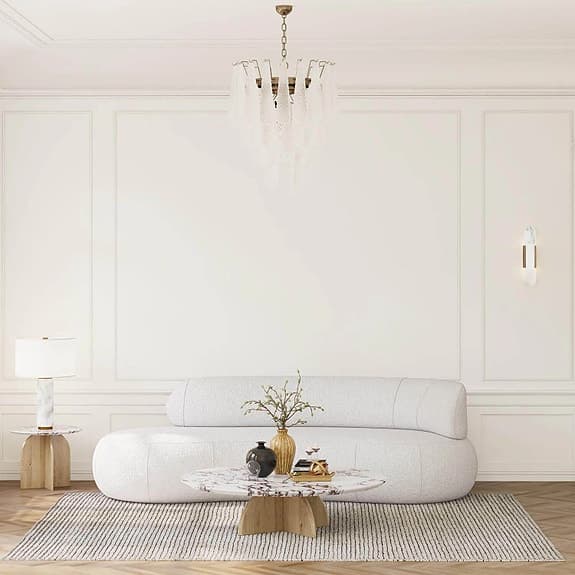 Creme soffa