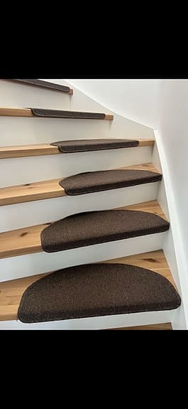 trappstegsmattor brun