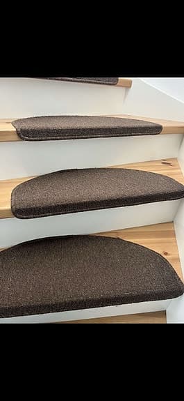 trappstegsmattor brun