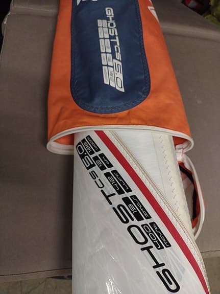 vindsurfsegel Severne Blade 4.7 Tarifa Bull 4.2 vario Top.