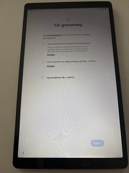 Samsung Galaxy Tab A7 Lite – Nyskick – Komplett med Tillbehör