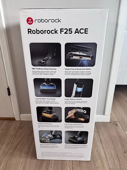 Roborock F25 ACE våtgolvmoppare / skaftdammsugare