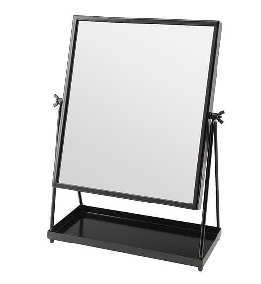 2 st IKEA KARMSUND bordsspegel svart metall