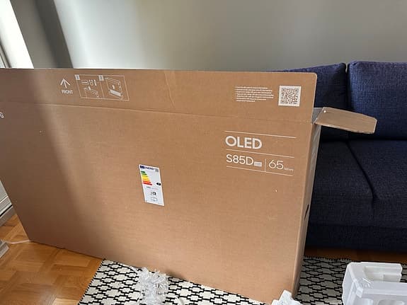 65” Samsung TV oanvänd - felköp