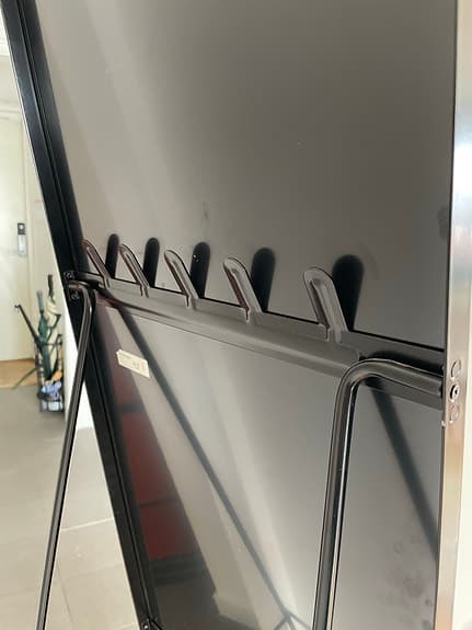 IKEA Karmsund helkroppsspegel svart metall