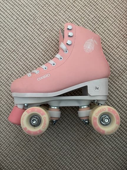 Rullskridskor barn storlek 34 rosa