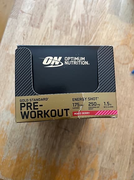 Pre workout optimum nutrition