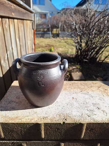 Höganäs krukor blandade storlekar