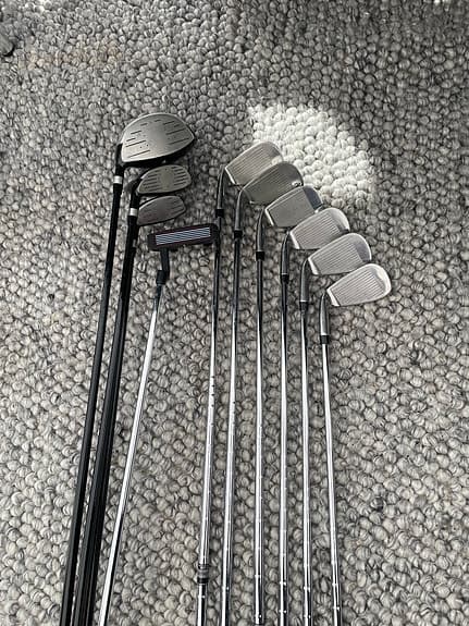 MacGregor CG-3000 golfset med bag röd svart