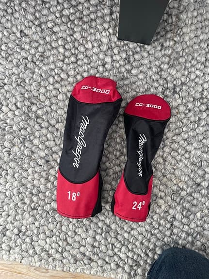 MacGregor CG-3000 golfset med bag röd svart
