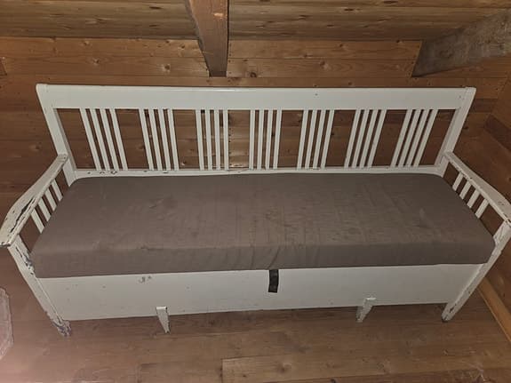 Älskad kökssoffa som nu inte får användning