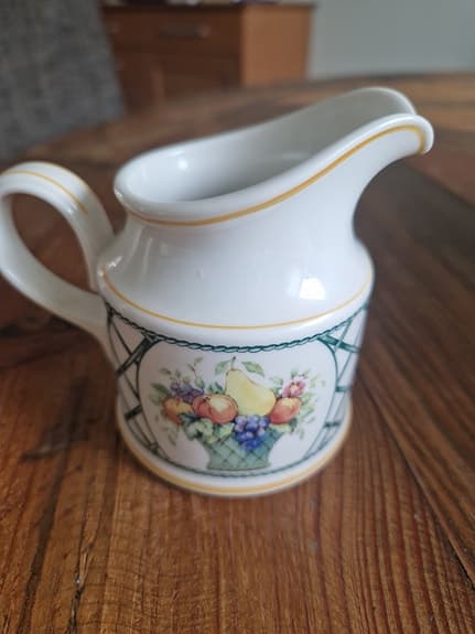Villeroy & Boch Basket gräddkanna porslin flerfärgad