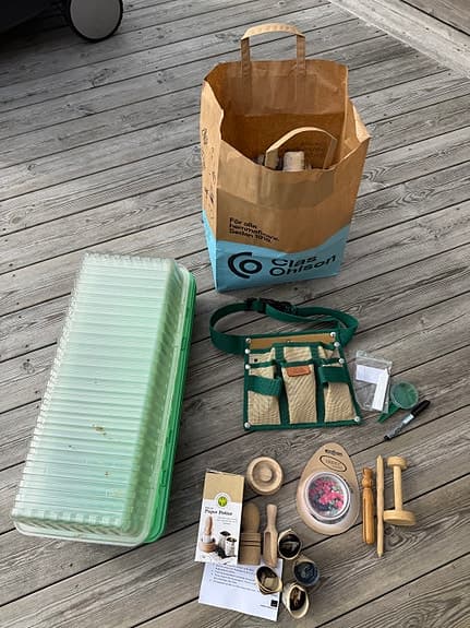 Odlingslådor och tillbehör plast trä grön - minidrivhus