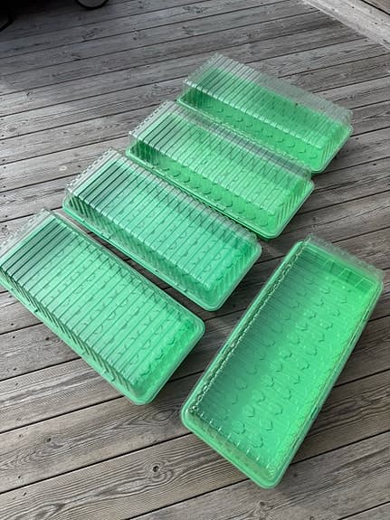 Odlingslådor och tillbehör plast trä grön - minidrivhus