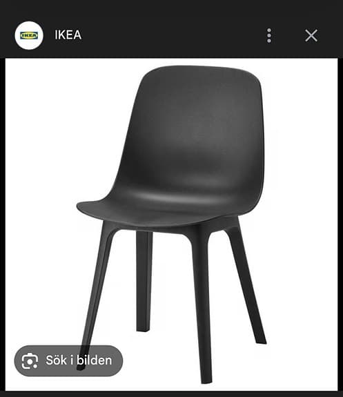 Matstolar (4st) ODGER Stol, antracit
