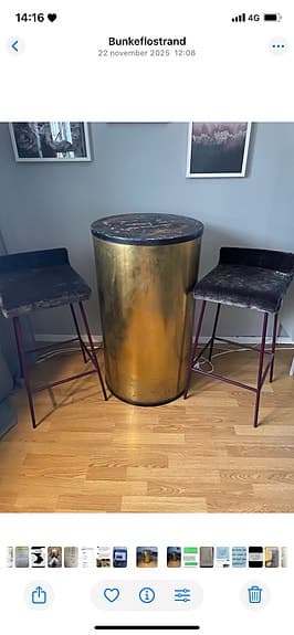 Barbord och stolar