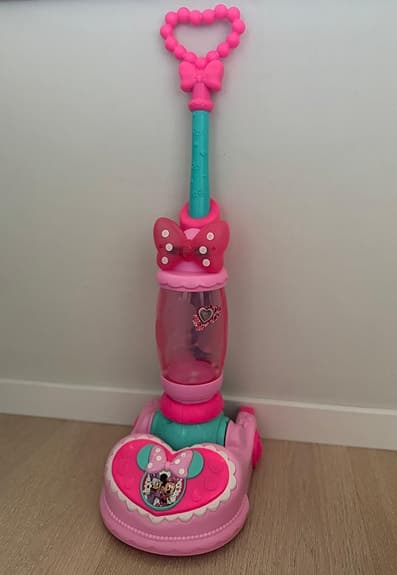 Disney Minnie Mouse leksaksdammsugare rosa