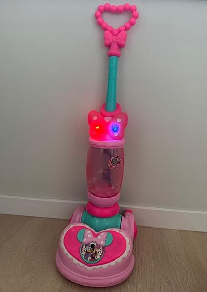 Disney Minnie Mouse leksaksdammsugare rosa