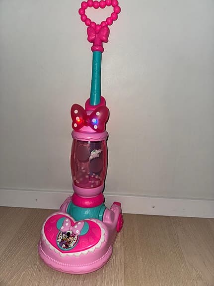 Disney Minnie Mouse leksaksdammsugare rosa