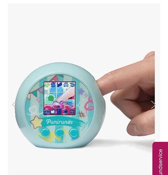 Bandai Punirunes elektronisk leksakskonsol blå