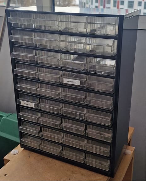 Sortimentskåp RAACO 36 lådor : 30x42cm
