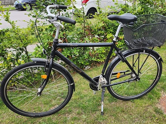 Herrcykel 28" svart