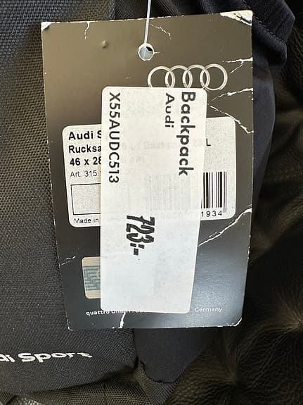 Audi Sport Ryggsäck