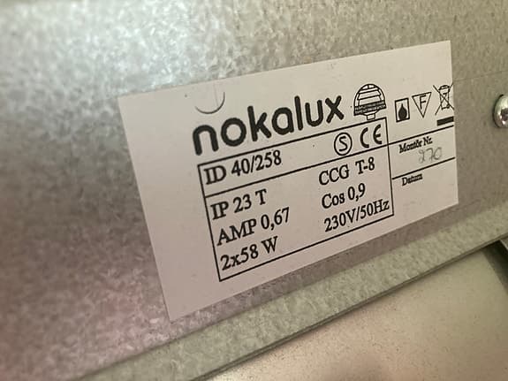 Växtbelysning eller industrilysrör Nokalux