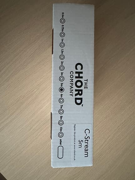 Chord Company C-Stream Nätverkskabel (5m) Ny