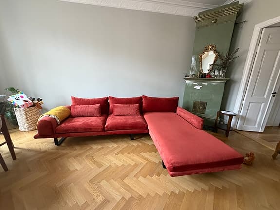 Ny pris- Custom made - L Soffa