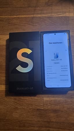 Samsung Galaxy S21+ 5G 128GB – Phantom Silver – mycket fint skick