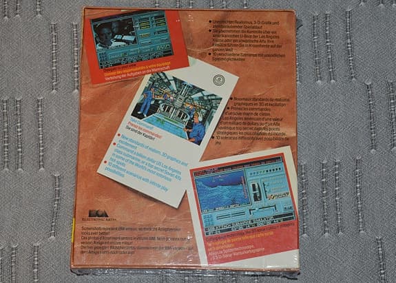 688 Attack Sub [Amiga spel] oöppnad/plomberad för samlare!