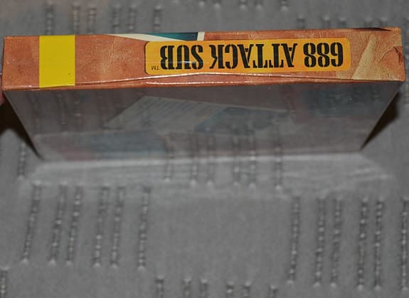 688 Attack Sub [Amiga spel] oöppnad/plomberad för samlare!