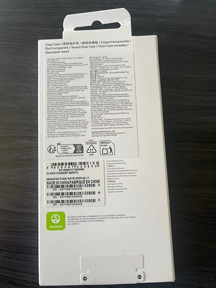 SKAL till Samsung S25 Edge i obruten förpackning