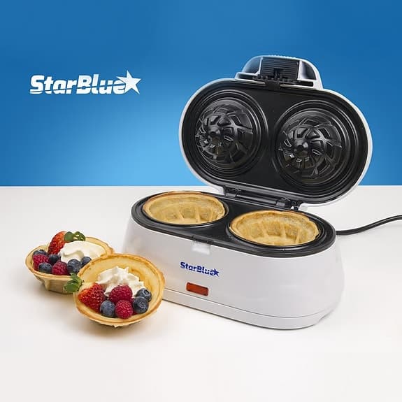 StarBlue Dubbel Våffeljärn Skålar