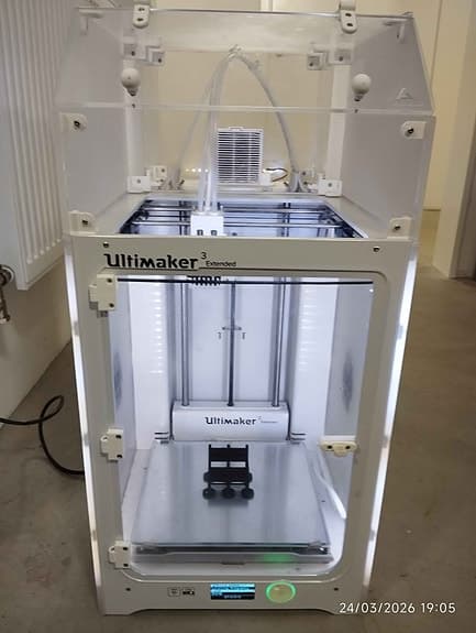 UltiMaker 3 Extended 3D-skrivare Dubbelmunstyckesystem (Dual Extruder)