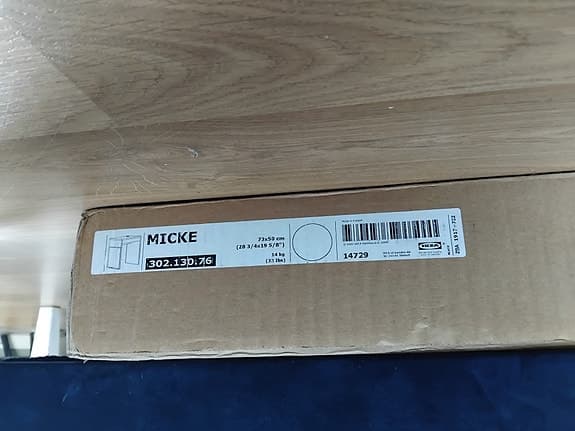 nytt ikea skrivbord micke