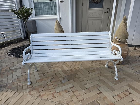 Byarum trädgårdsbänk