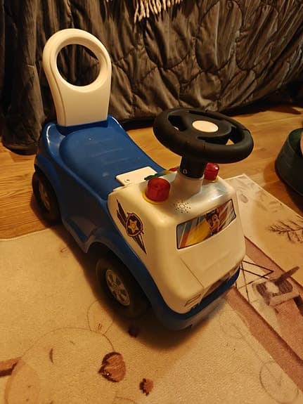 Paw Patrol gåbil blå/vit för barn