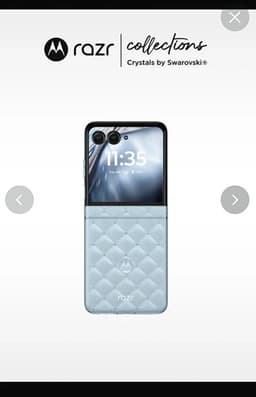 Motorola Razr 60 Fold Limited Swarovski edition.