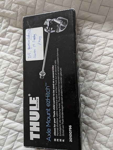 Thule axle mount ezHitch cykelvagnsfäste